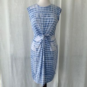 Liz Claiborne Petite Striped Tie Dye Dress